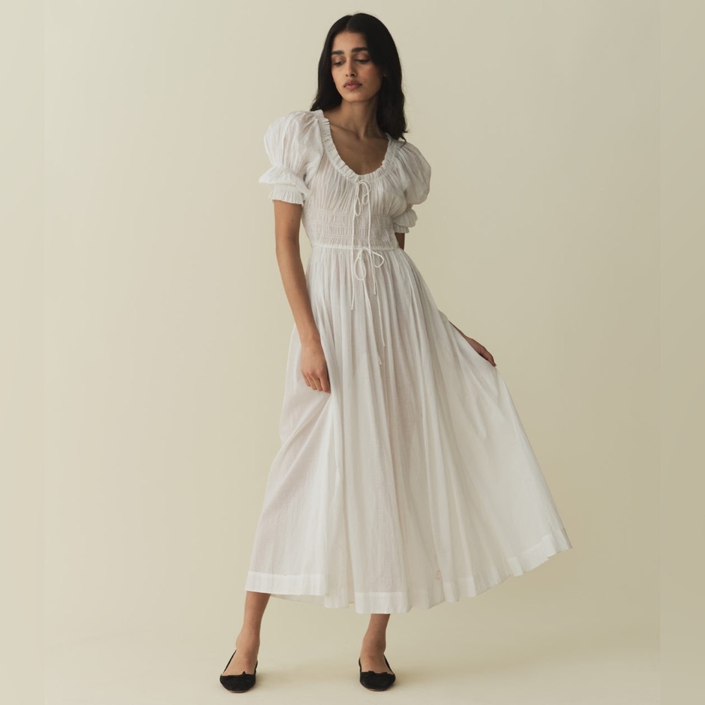 Down ISCHIA DRESS In SALT - M